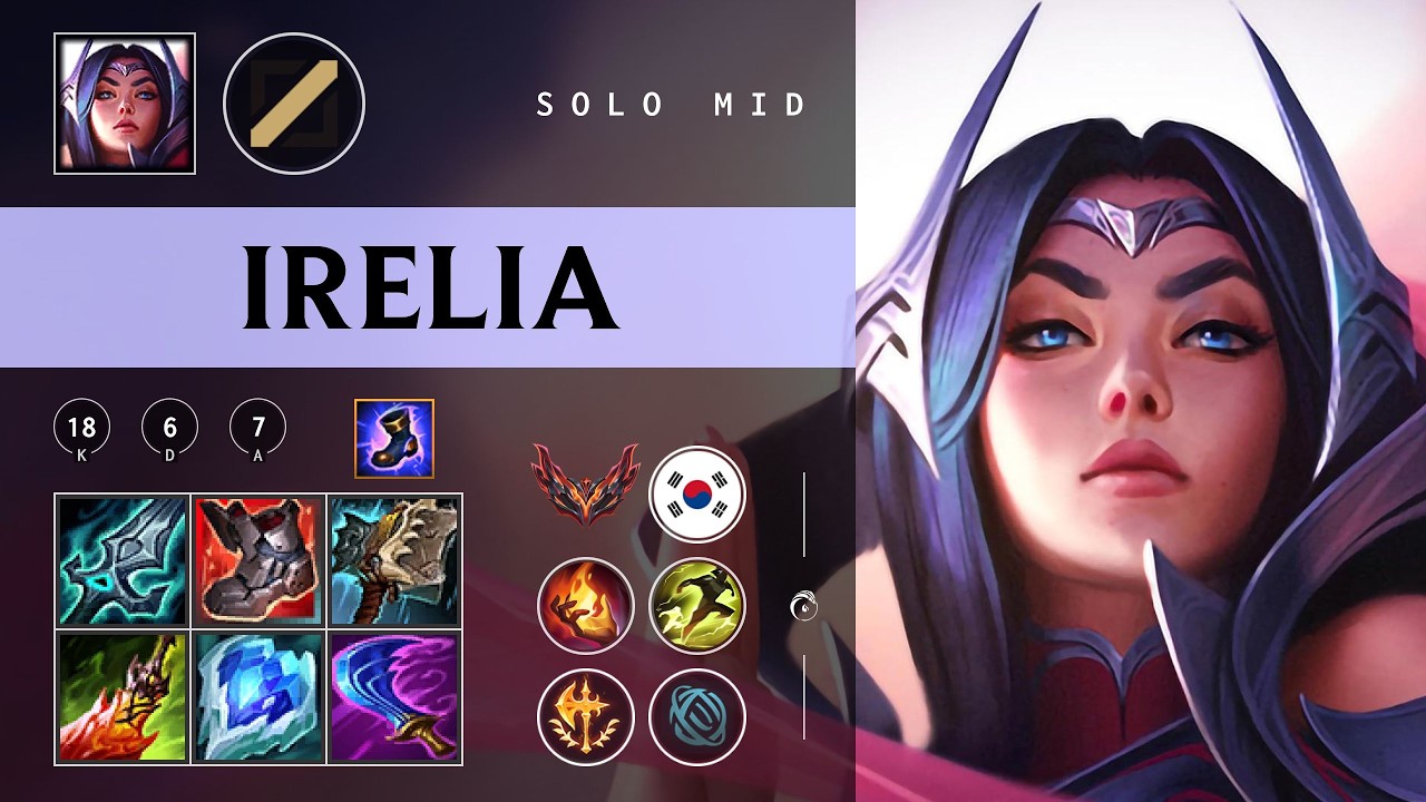 Irelia Mid vs Naafiri - KR Grandmaster Patch 26.05