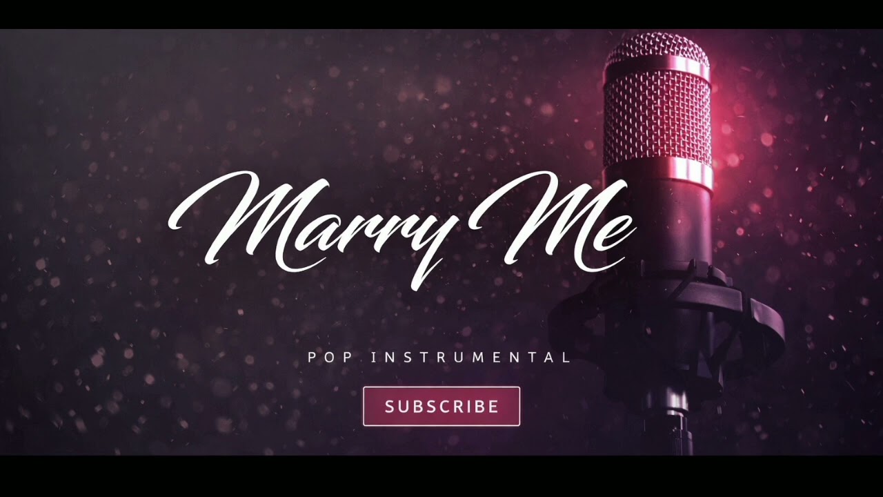 Pop instrumental_Marry me