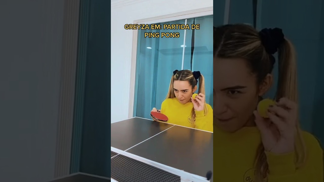GREYZA E STREN JOGANDO PING PONG* voc&ecirc;s gostam desse jogo?