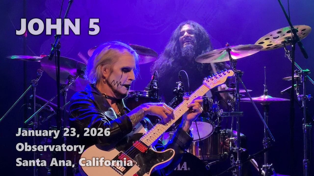 John 5 · 2026-01-23 · Observatory · Santa Ana· full live show multicam