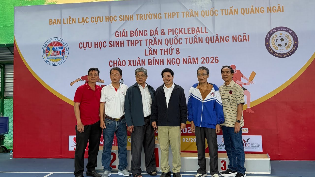 Giải bóng đá & Pickleball 2026 ( Cựu học sinh Trần Quốc Tuấn)