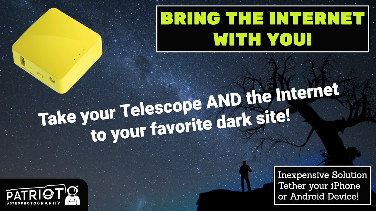 Bring the Internet with your Telescope