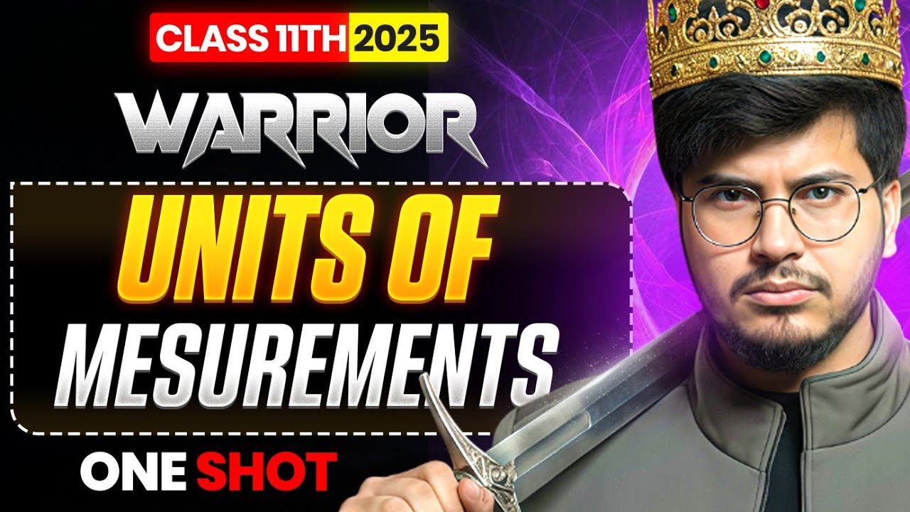 UNITS AND MEASUREMENT ONE SHOT COMPLETE CHAPTER IN 40 MIN CLASS 11TH PHYSICS  EXAM 2026 | MUNIL SIR
