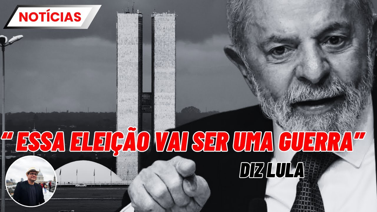 🔴AO VIVO: LULA DISSE neste sábado (7) que “ELEIÇÃO VAI SER UMA GUERRA