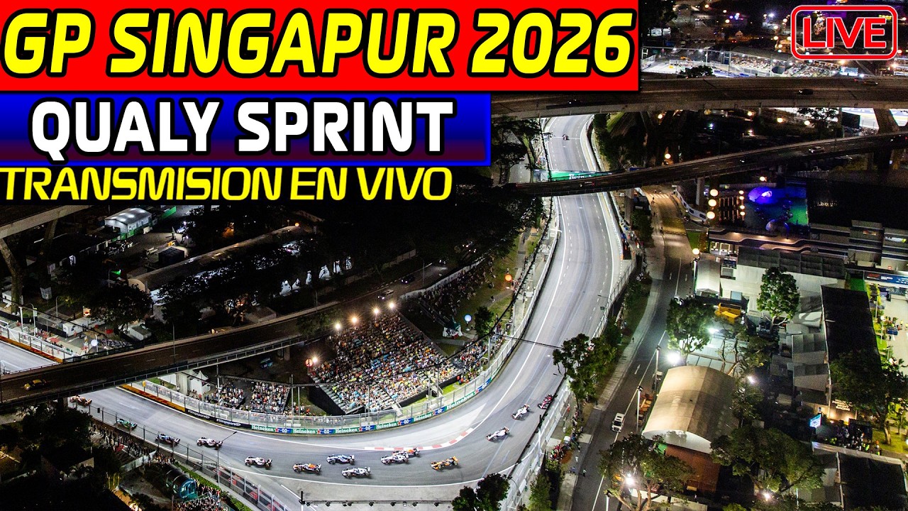 🔴GP SINGAPUR EN VIVO!! QUALY SPRINT EN VIVO!! FORMULA 1! F1 2026! CADILLAC F1 GP SINGAPUR