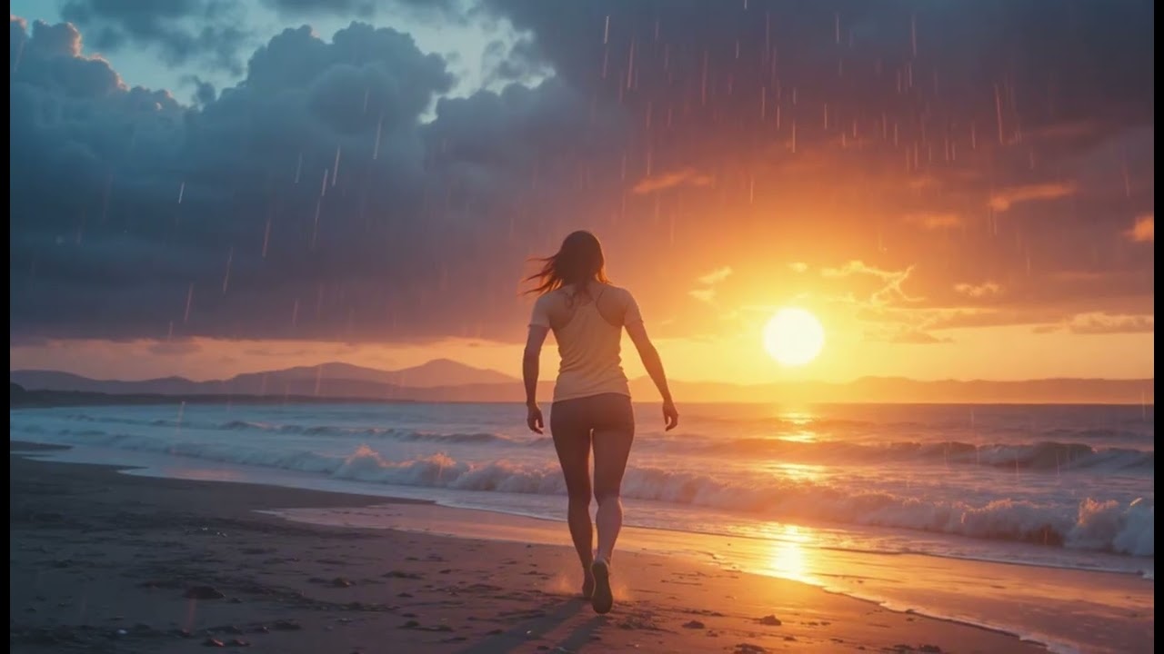 Running Towards The Sunrise