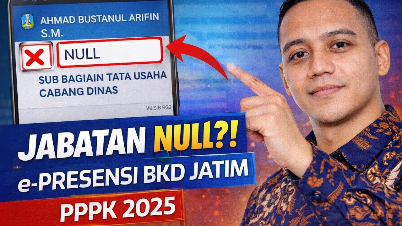 JABATAN e-PRESENSI BKD JATIM NULL?! 😱 INI PENYEBAB & CARA MENGATASINYA (AMPUH!)