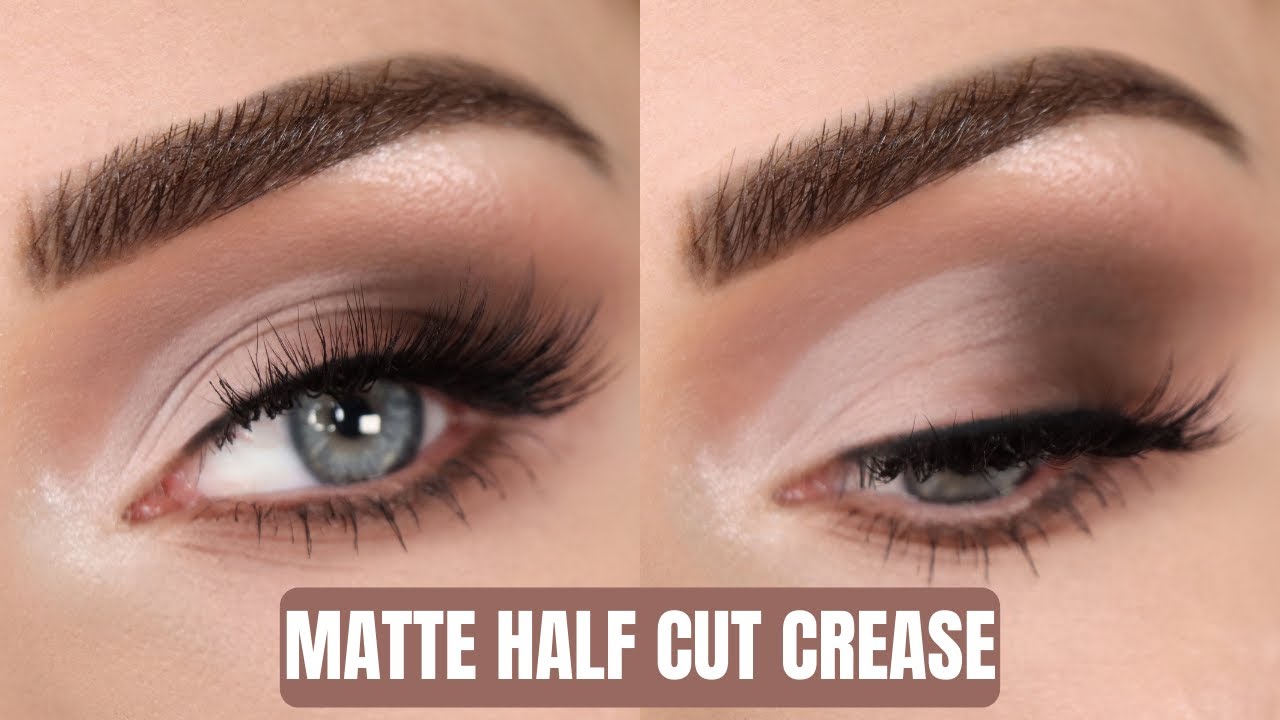 Урок по созданию матовых теней для век Cool Toned Matte Half Cut Crease Eyeshadow | Patrick Ta Ma...
