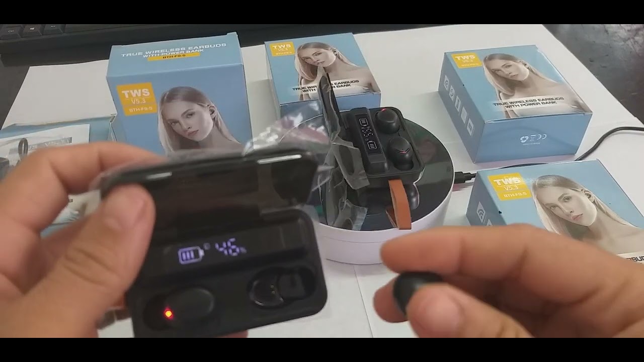 🔥FONES BLUETOOTH F9-5 TWS EM NOVA VERSÃO V5.3 CONEXÃO RÁPIDA 💯%🤩