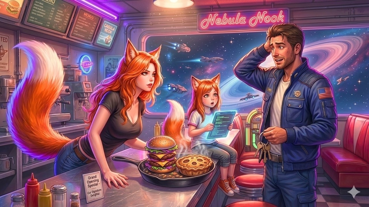 „Dieser Mensch erbte von seinem außerirdischen Kumpel ein Weltraumrestaurant – doch die Fuchs.....