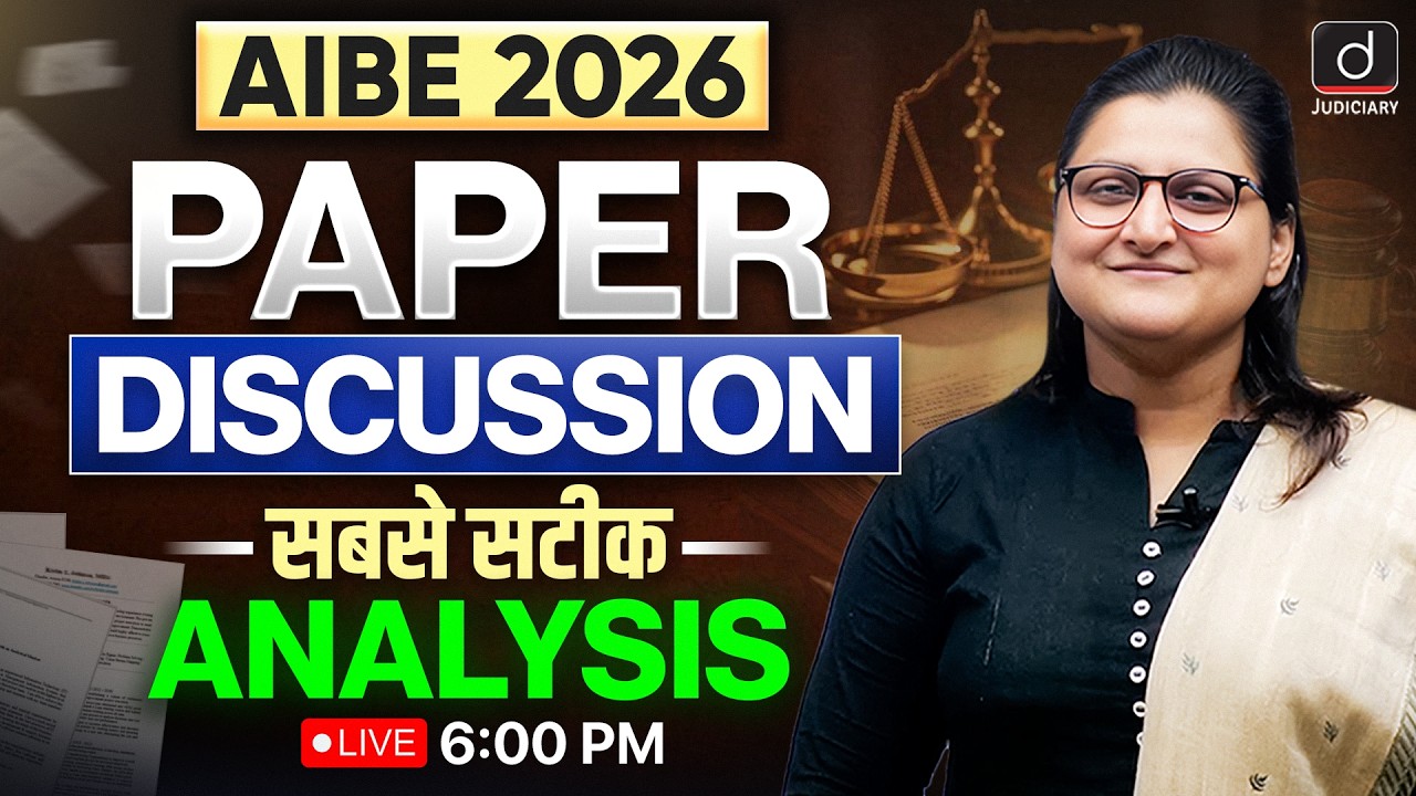 AIBE 21 2026 Exam Detailed Analysis & Answer Key | Expected Cut Off | Drishti Judiciary
