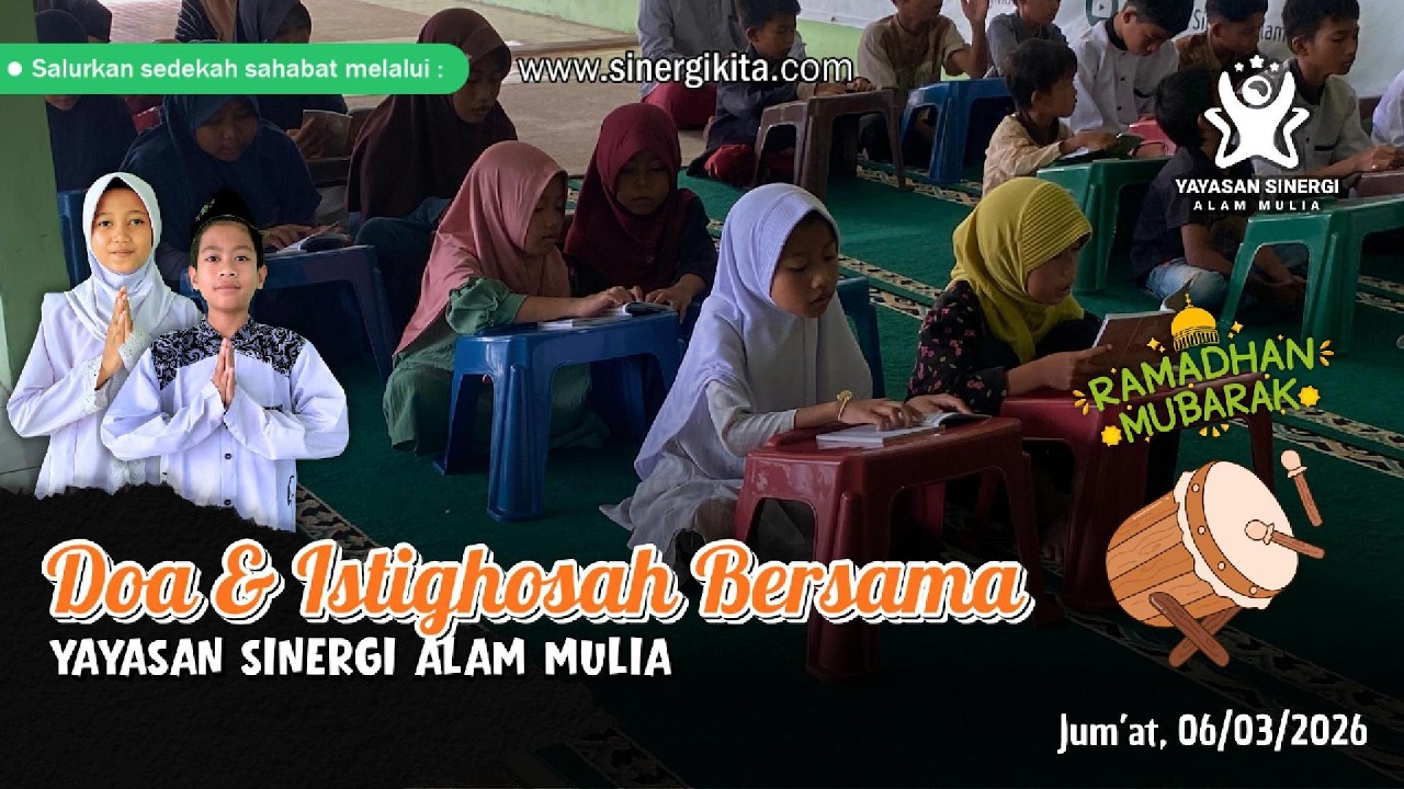 Doa Jum'at dan Buka Bersama Santri Binaan Yayasan Sinergi Alam Mulia | Jum'at, 06/03/2026