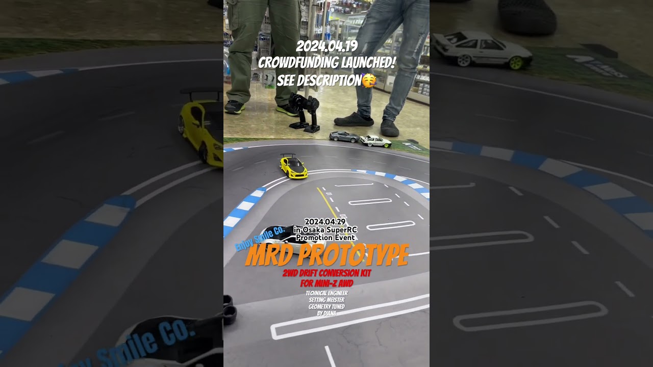 MRD Prototype (2WD Drift conversion kit for MINI-Z AWD)