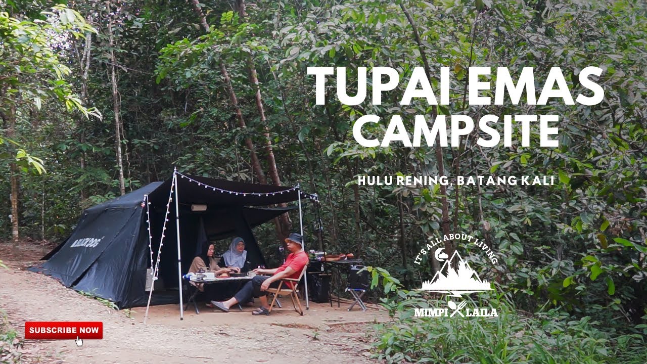 Camping | Dah lama nak datang sini, baru sekarang ada kesempatan | Tupai Emas Campsite, Batang Kali