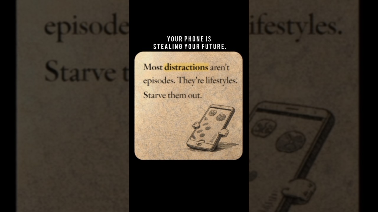 YOUR PHONE IS STEALING YOUR FUTURE. #distractions #shorts #motivation #successmindset #discipline