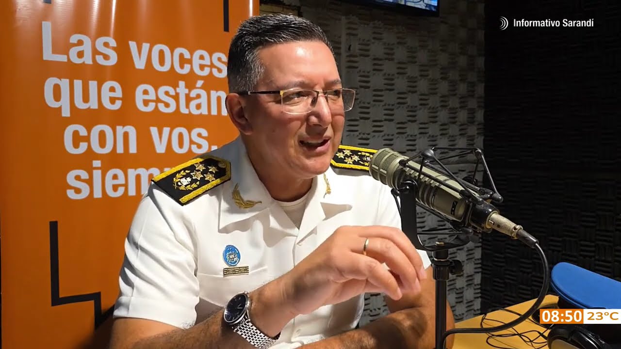 José Manuel Azambuya, director Nacional de Policía, en Informativo Sarandí