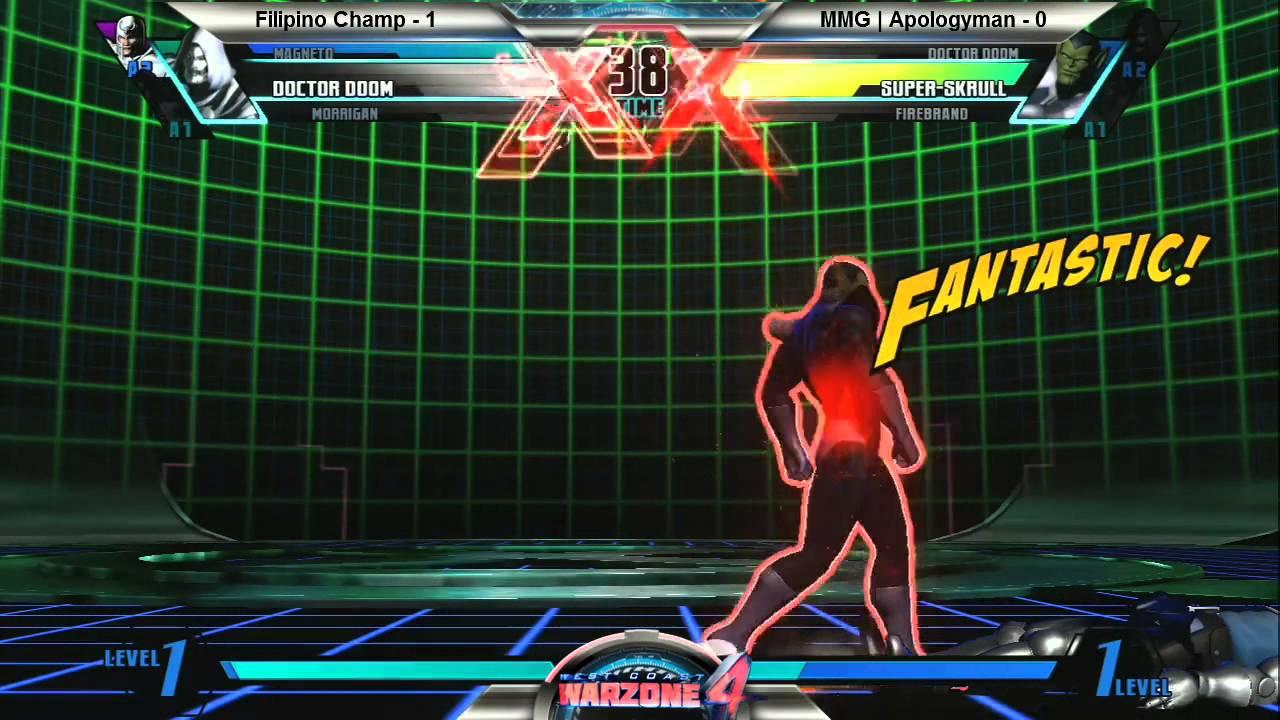 West Coast Warzone 4 UMVC3 Losers Finals: Filipino Champ VS MMG Apology Man