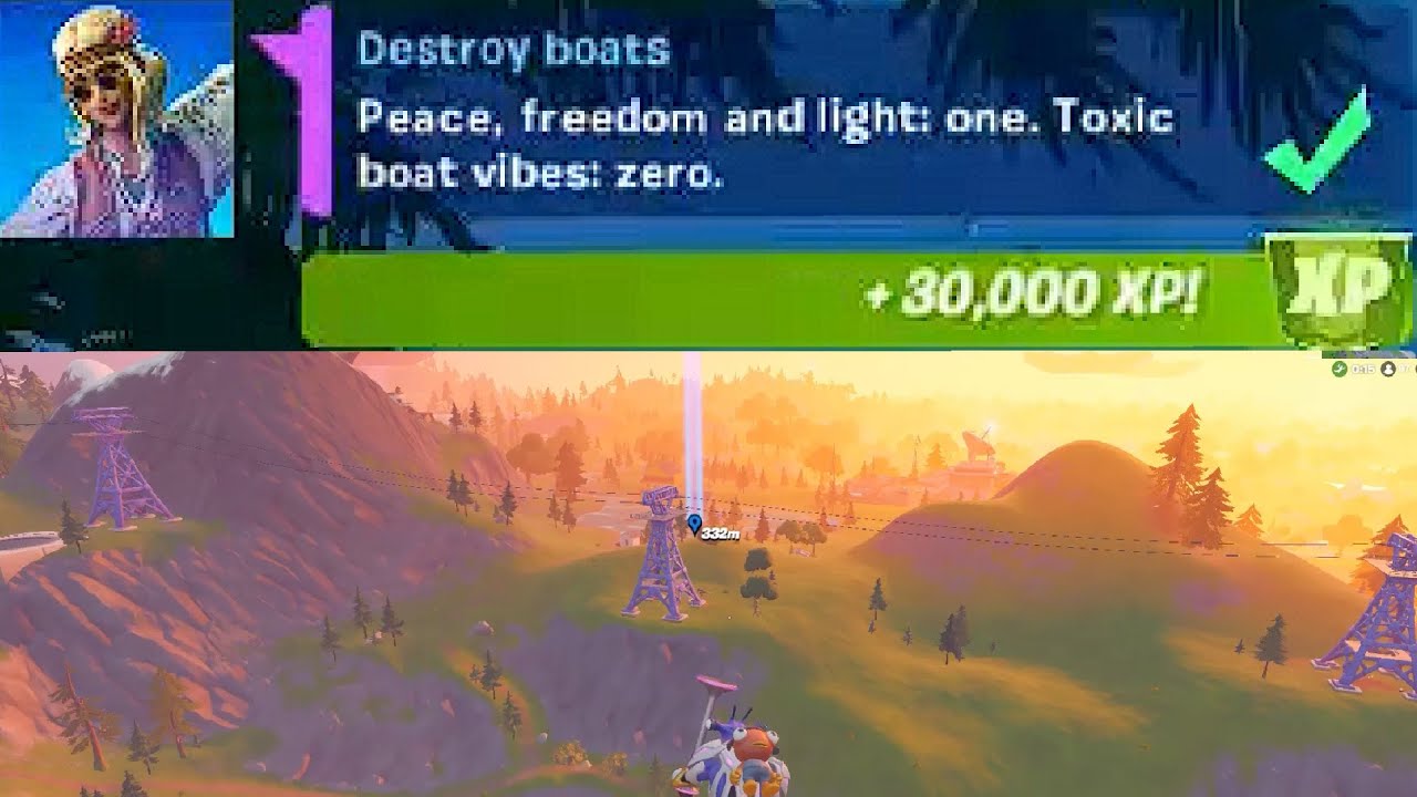 Destroy Boats - Fortnite