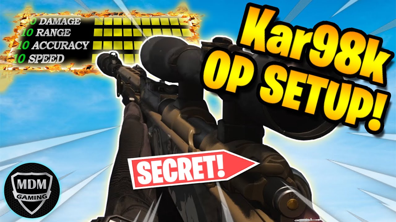 This Kar98k Secret Attachment Is OP! (Warzone Kar98k Class)