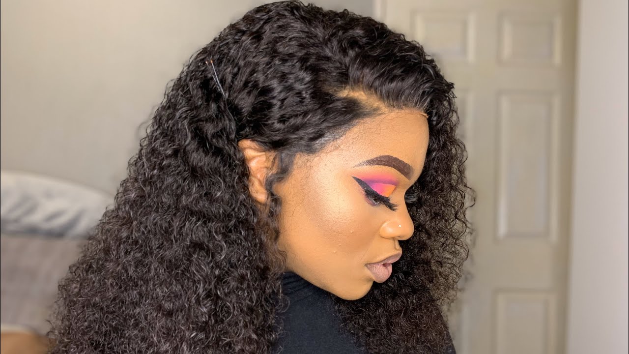 UPDATED CURLY FRONTAL WIG INSTALLATION | FT. MI LISA HAIR ON ALIEXPRESS | SOUTH AFRICAN YOUTUBER