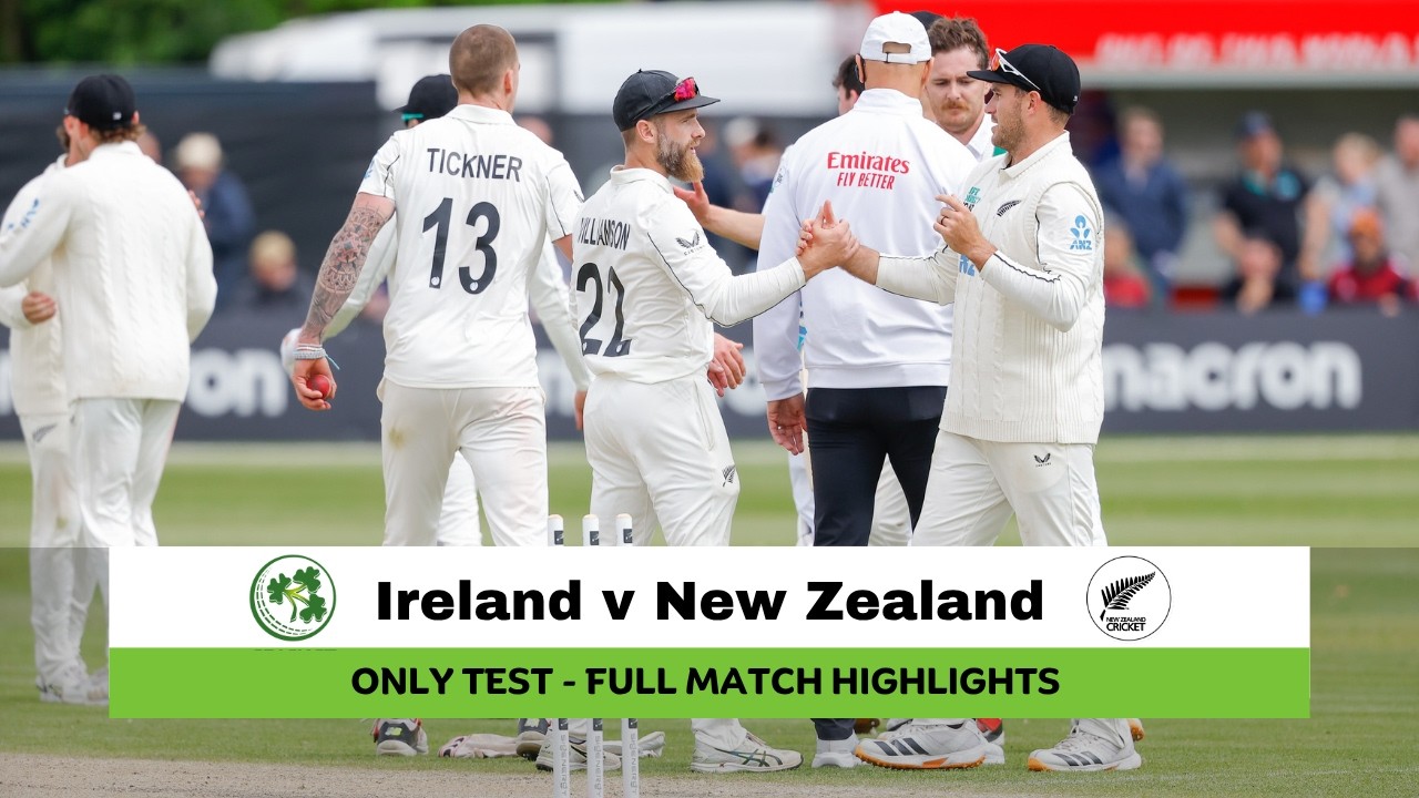 Ireland v New Zealand | Only Test, 2026 | Full Match Highlights