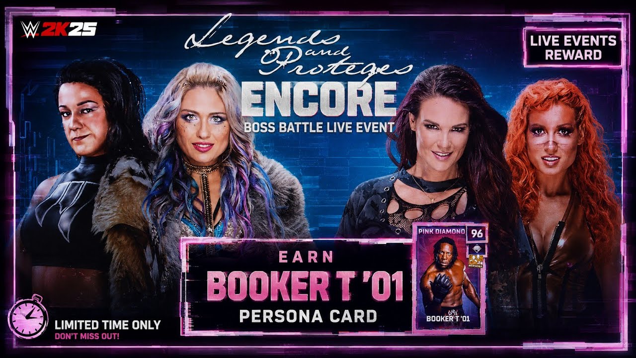 WWE 2K25 Encore: Legends  And Proteges Boss Battle Live Event