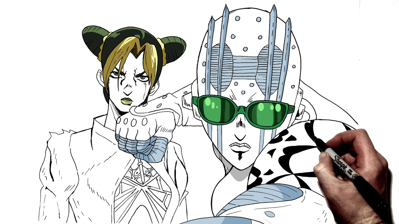 How To Draw Jolyne & Stone Free | Step By Step | JoJo's Bizarre Adventure
