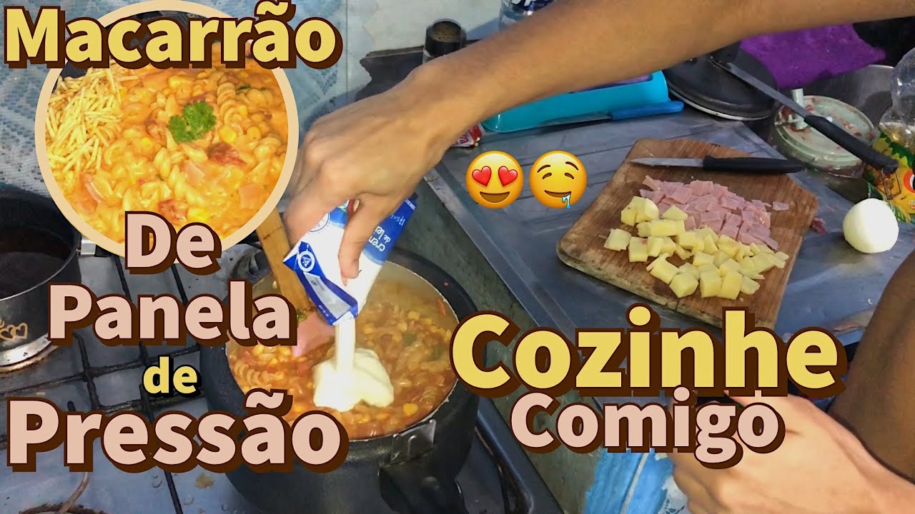 MACARRÃO DE PANELA DE PRESSÃO | Cozinhe Comigo