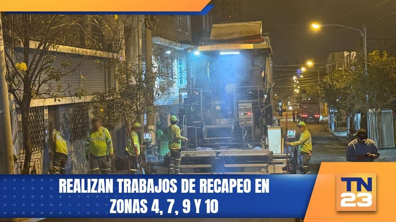 Realizan trabajos de recapeo en zonas 4, 7, 9 y 10