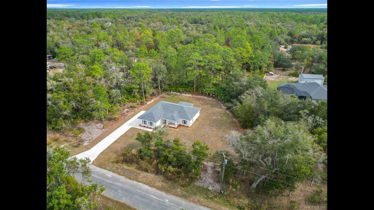 Crystal River Florida New Construction Home For Sale on 1+ Acre MLS#851386