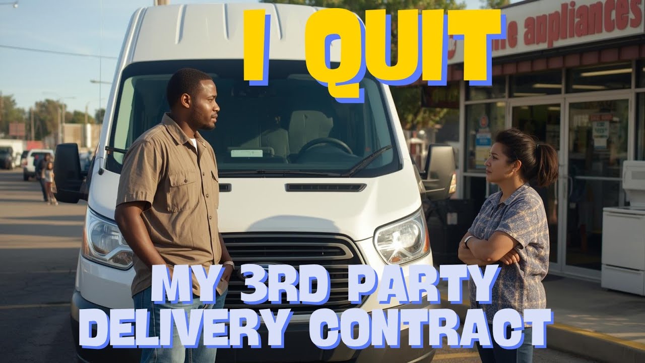 I QUIT my 3rd party delivery contract with my appliance store owner (It's over) #cargovan 