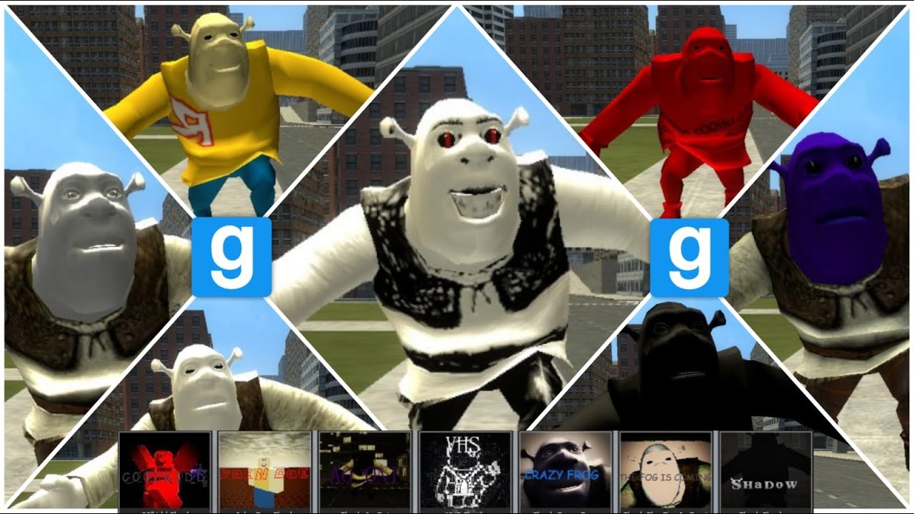 THE EVERY STANDART DIFFICULT ON ANOTHER TYPE SHREK IS REALLY INSANE | Garry's mod