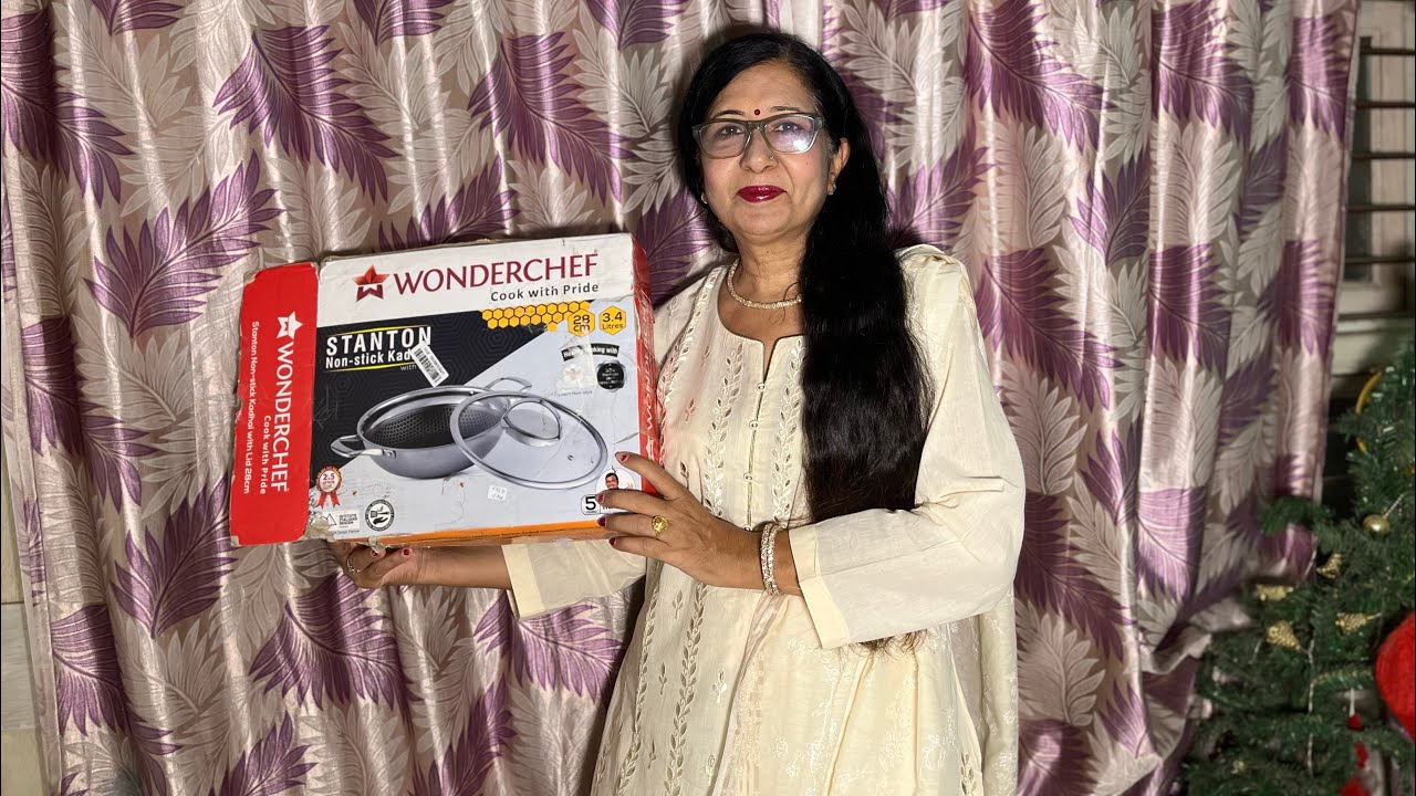 Unboxing and review of wonder chef triply kadai steel