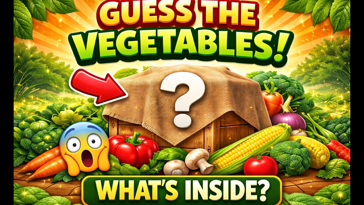 Challenge Yourself: Identify the SECRET Vegetables!