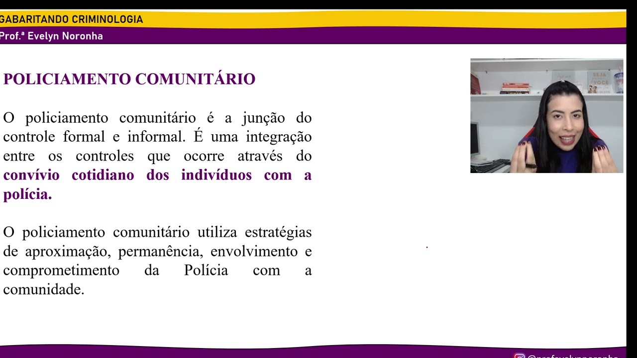 INSTITUIÇÕES SOCIAIS RELACIONADAS COM O CRIME - CURSO COMPLETO DE CRIMINOLOGIA PARA PMCE