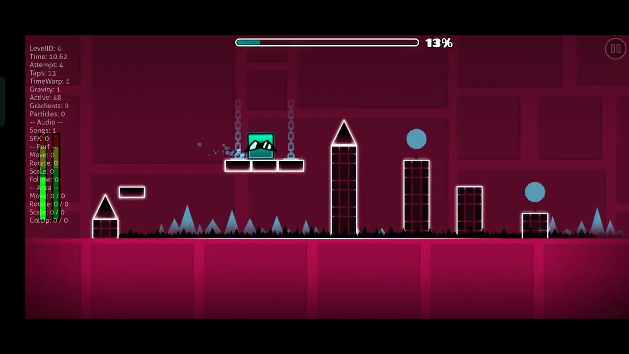 Polargiest level 3 ,96 percent so close, geometry dash 