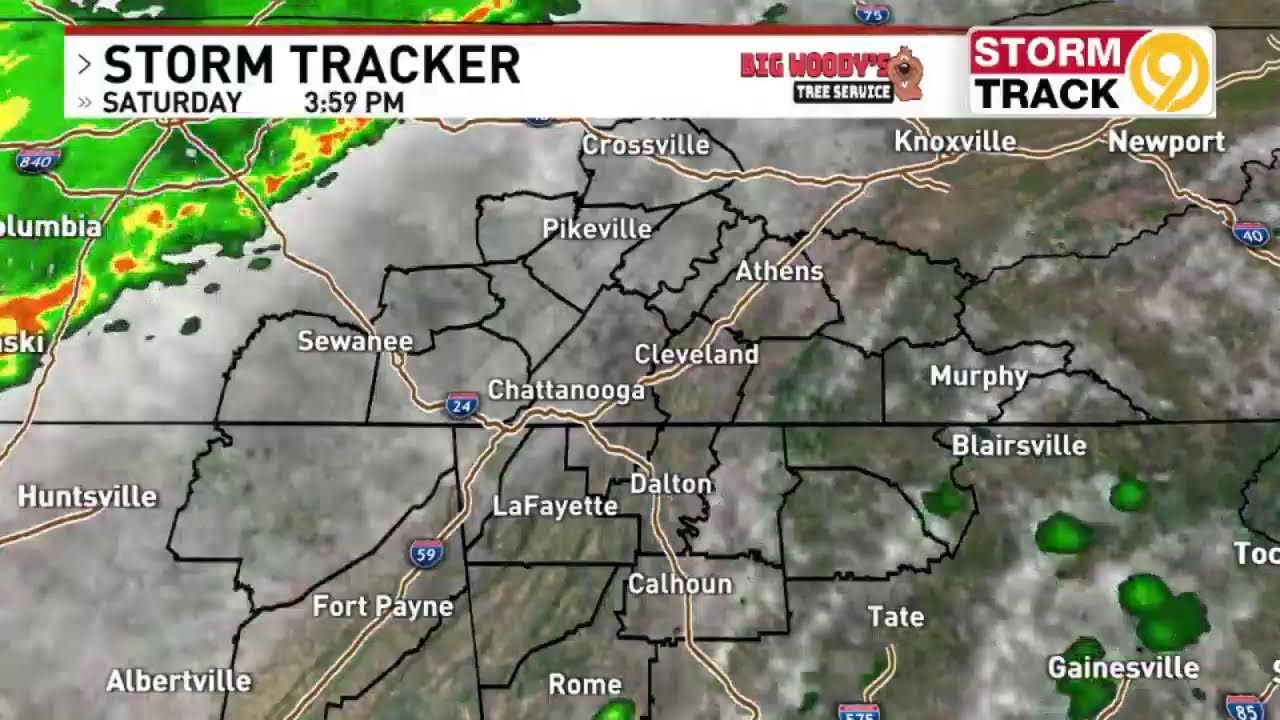 Tracking showers and storms