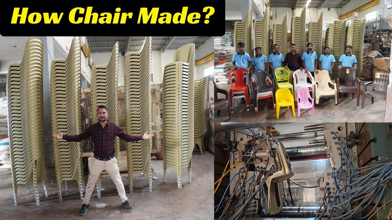 How Chairs are Made in Factory ! All Types of Plastic Chairs Direct From Factory !