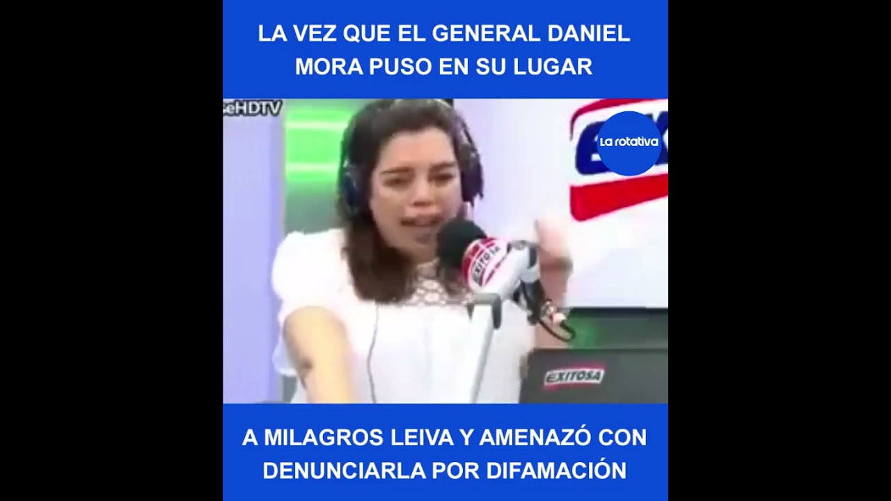 Daniel Mora amenaz&oacute; con denunciar a Milagros Leiva por difamaci&oacute;n