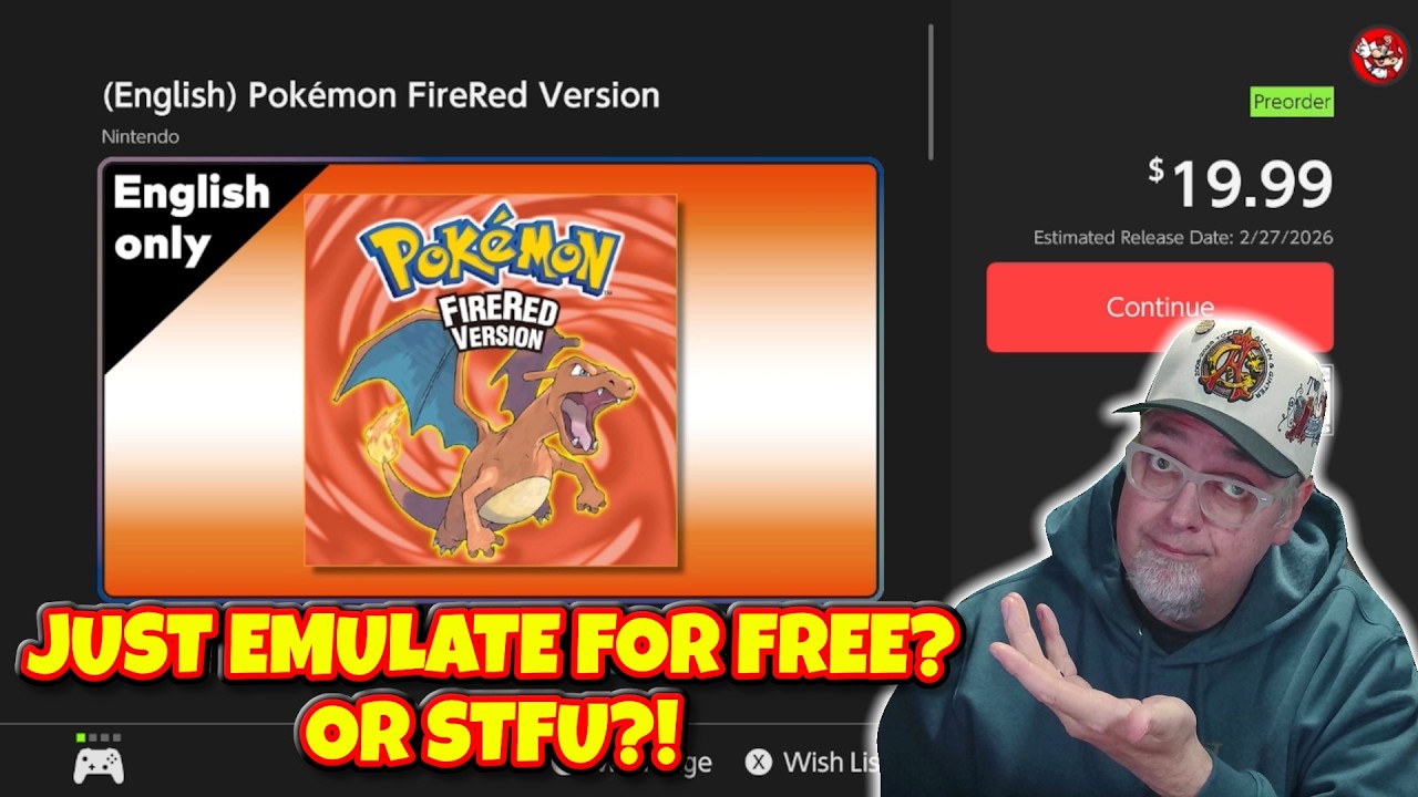 Платить или копировать? Версии Pokemon FireRed и LeafGreen для Nintendo Switch за 20 долларов — о...