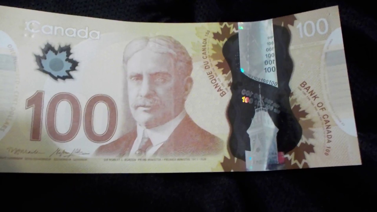 Canadian Money - $100 Banknote (CAD) - 2011 Frontier Series of the Bank of Canada