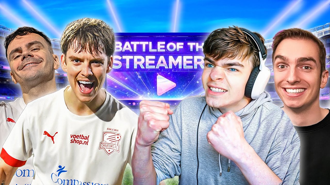 Don Kaaklijn, Jactha en Sebas de Jong VS  Skeptiq, Weswoes en Vince Stick. Strijd der streamers !!