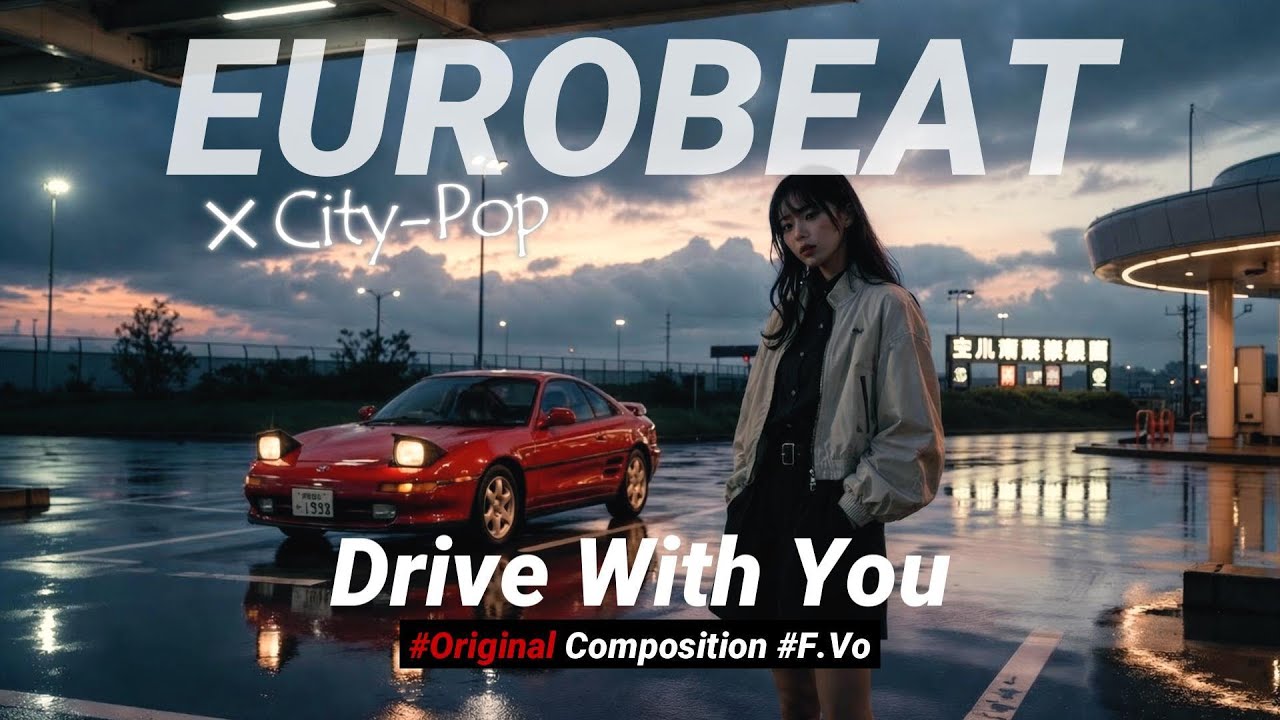 Drive With You【Modern City-Pop／Night Drive】わたしだけの帰る場所と走るユーロビート #mr2 #sw20