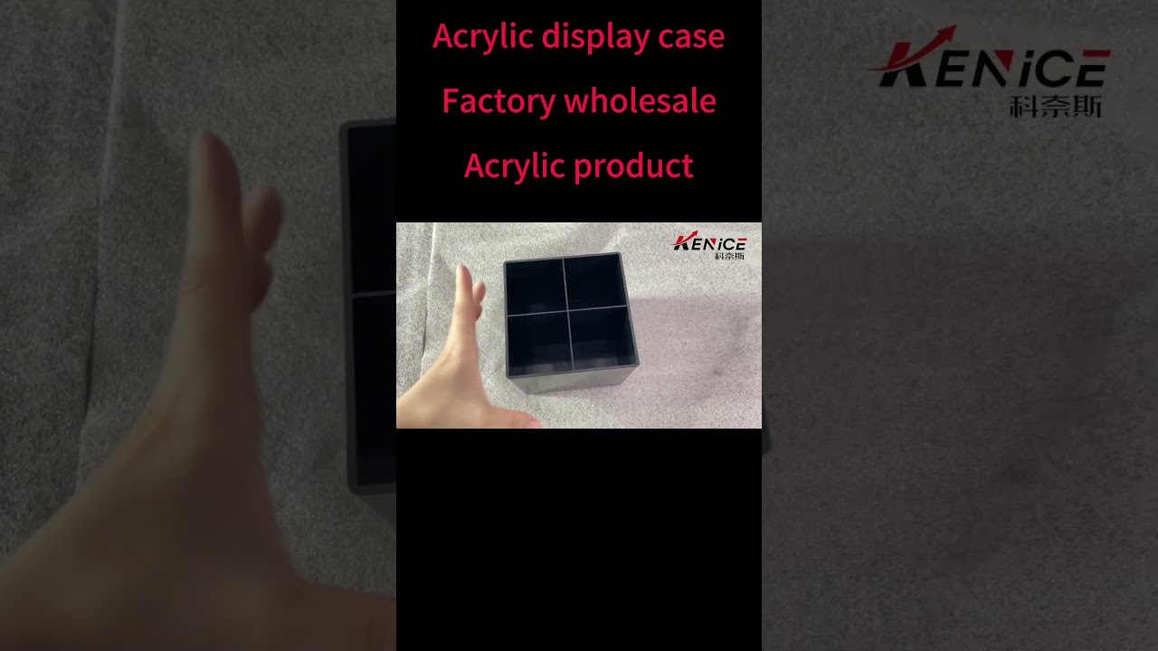 acrylic makeup display case