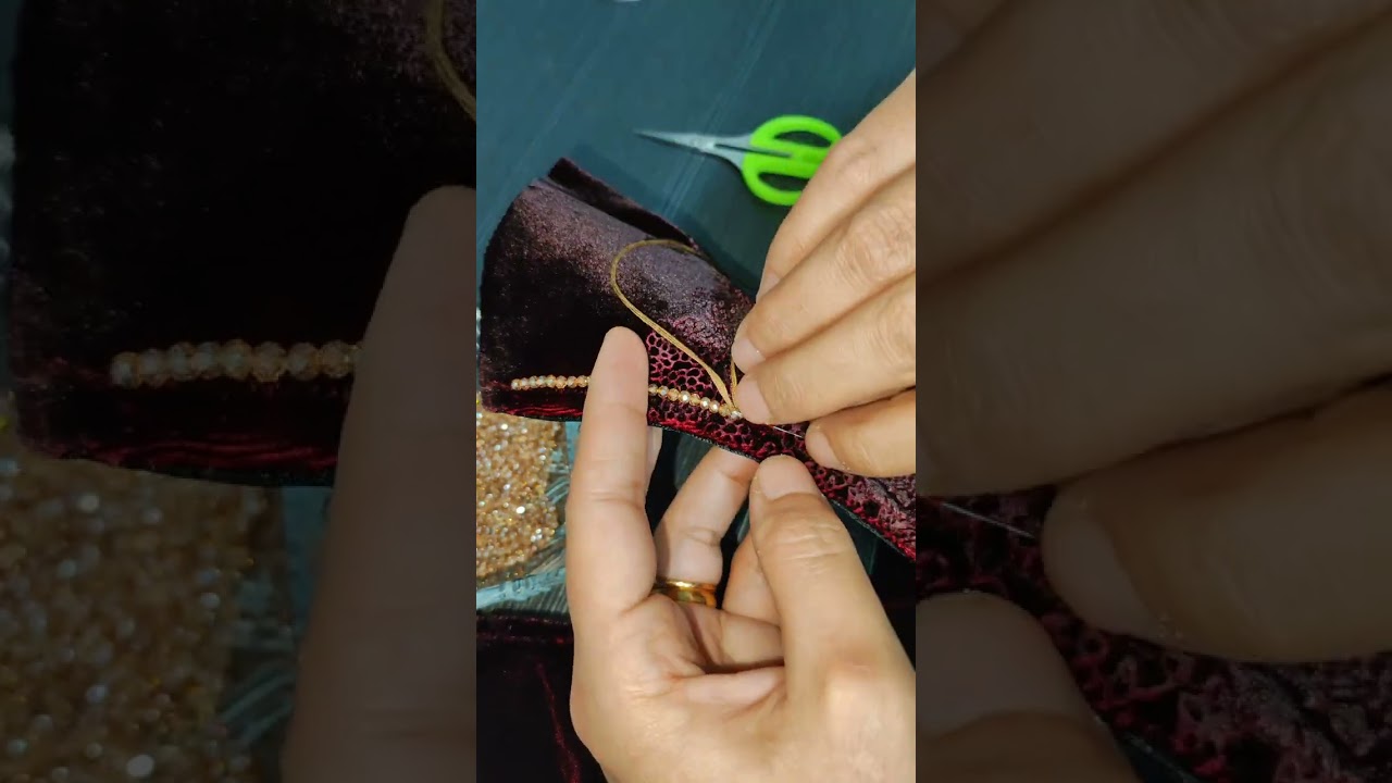 فێرکاری سینگی موروو#crochet #handmade #sewing #diy #art 