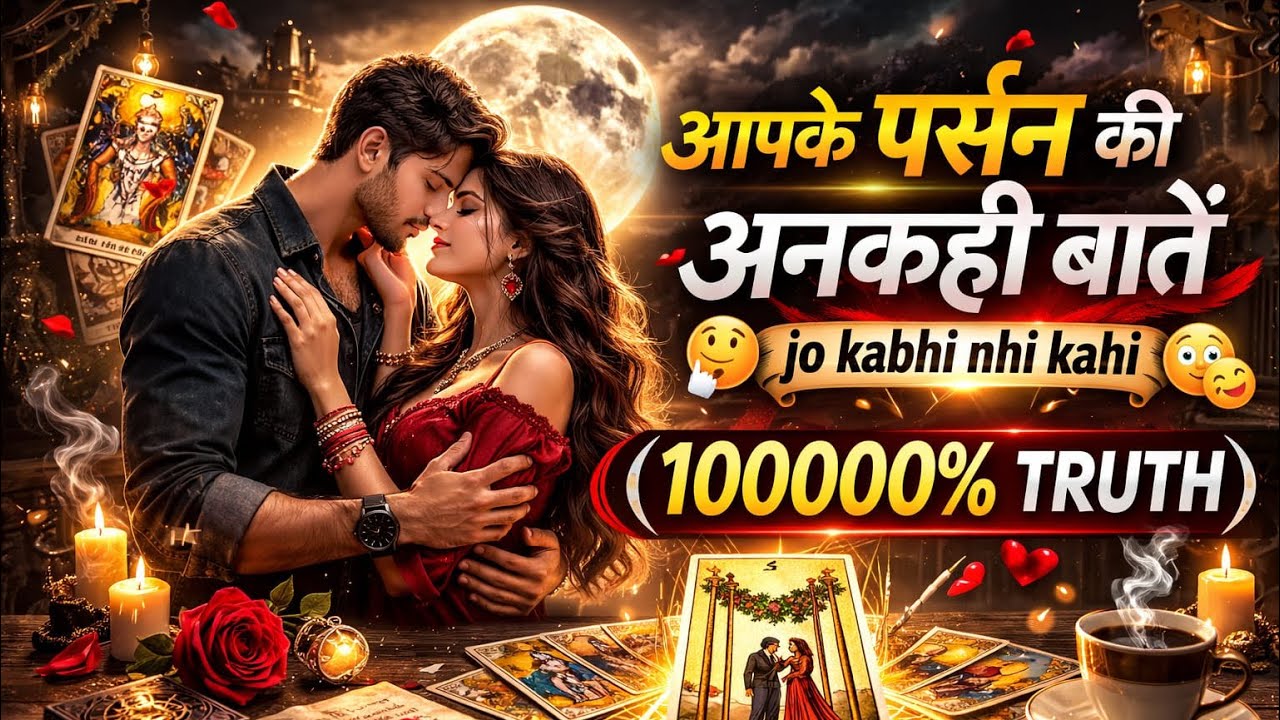 Apke person ki अनकही बाते जो कभी नहीं कहीं😳🫣❤️(Hindi tarot )#ankahibaatein #hinditarot #lovereading 