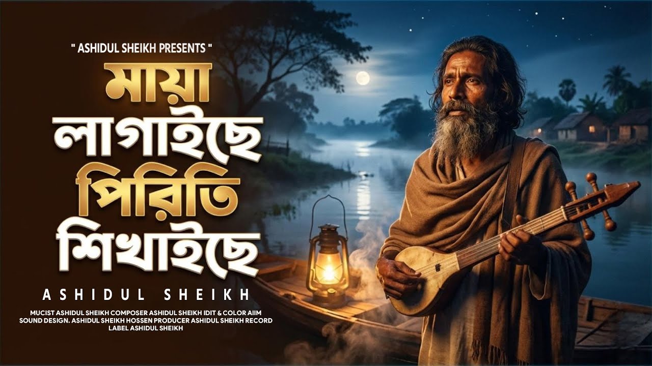 মায়া লাগাইছে পিরিতি শিখাইছে | Baul Folk Song | Ashidul Sheikh