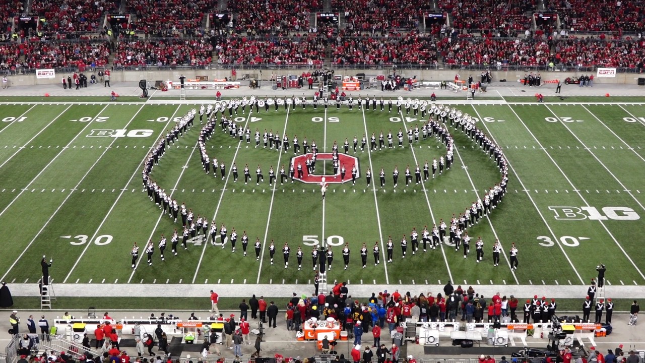 Ohio State Marching Band Superheroes Halftime Show 11 05 2016 OSU vs Nebraska