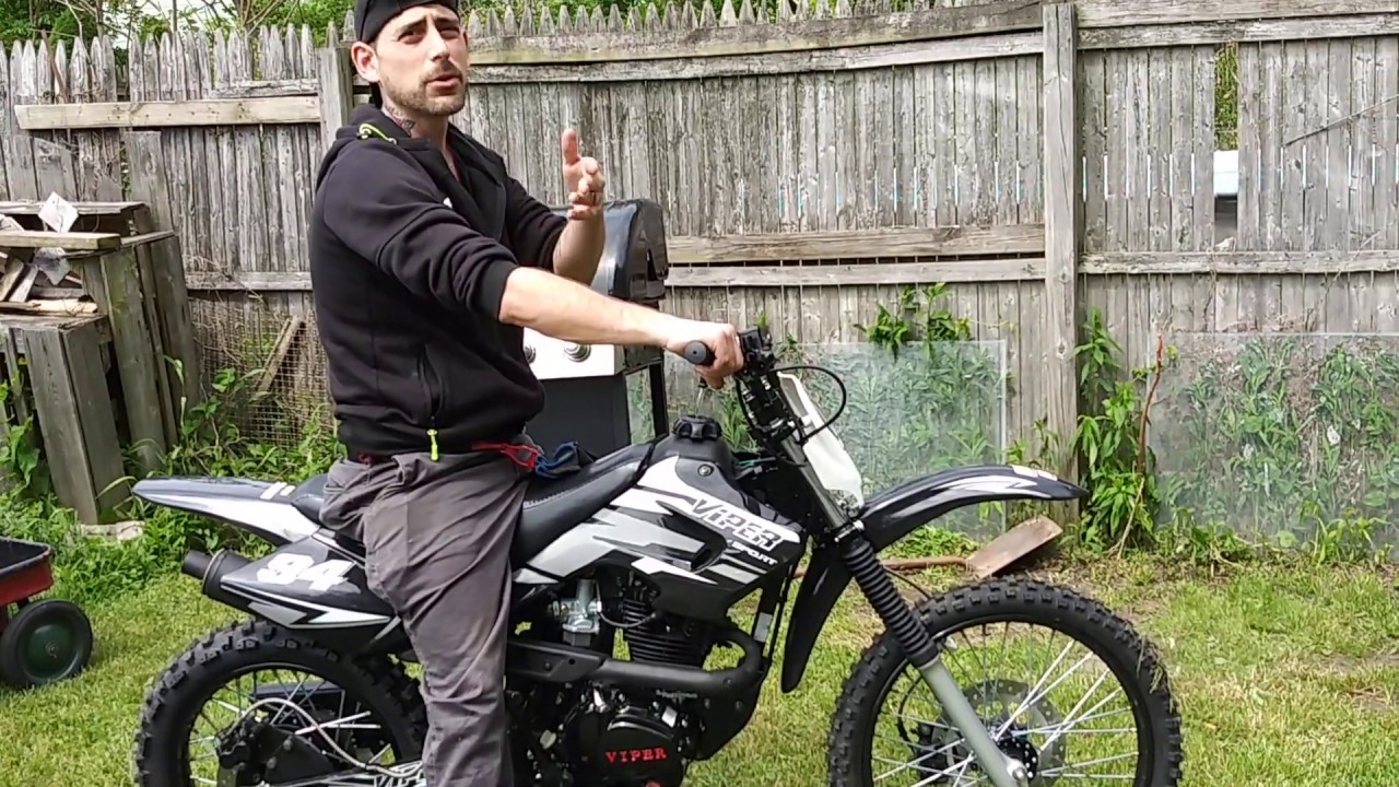 150cc Viper dirt bike first start