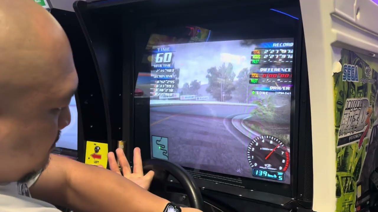 [D3] Initial D Version 3/ 頭文字D3 SONE (CP9A) AKAGI DH WET 2'27”743 @Arcade_Replay 